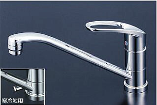 KVK 水栓金具【KM5011ZTCK】流し台用シングルレバー式混合栓 寒冷地仕様〔HB〕｜あいあいショップさくら 12,050円