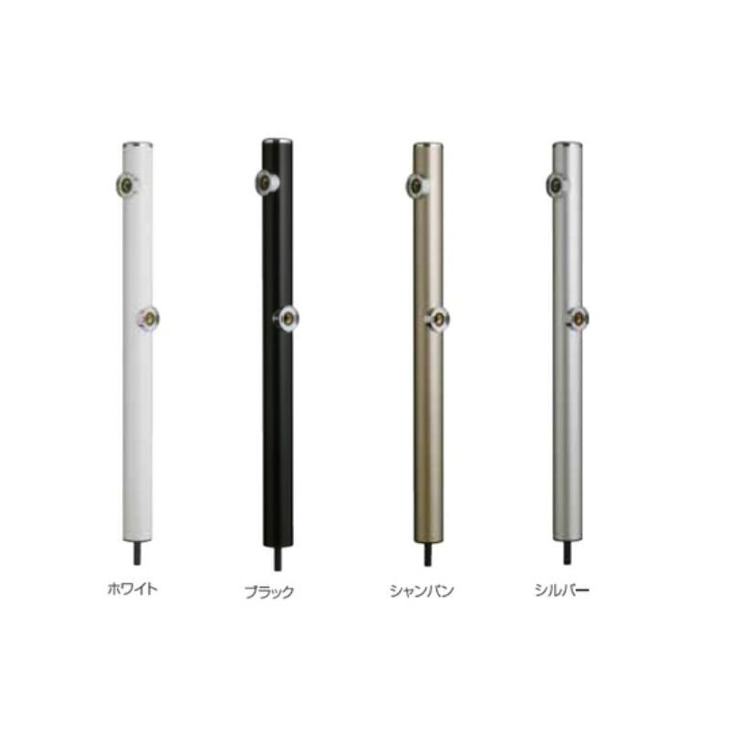 ●前澤化成工業【HI-16WR×960】丸形軽銀 2口水栓柱 材質：軽銀 配管工事：塩ビ管〔GE〕