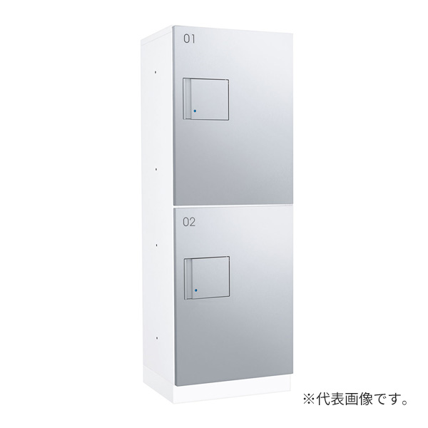 ●u.ダイケン 宅配ボックス【TBX-F2S-WM】前入れ前出し スチール(粉体焼付塗装) TBX-F2型 標準扉 防滴・共有仕様 機械式プッシュボタン錠 受注生産