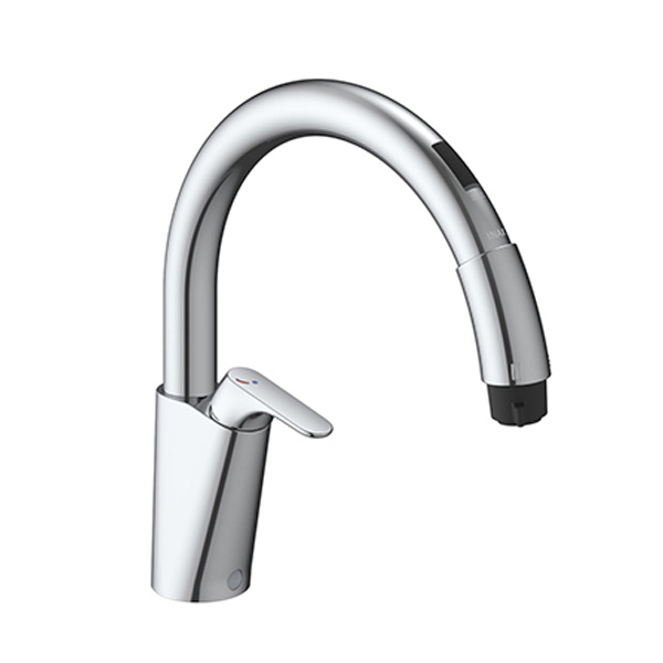 INAX/LIXIL 水栓金具【SF-NAB454SYX】キッチン用タッチレス水栓 乾電池式ナビッシュ シンプルタイプ B5 一般地〔GJ〕｜あいあいショップさくら