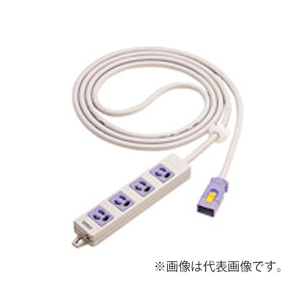 パナソニック 配線器具【WFA66547V】ハーネス用OAタップ キャブタイヤケーブル付 コンセント口数4 キャブタイヤケーブル5m パープル 受注約1ヶ月
