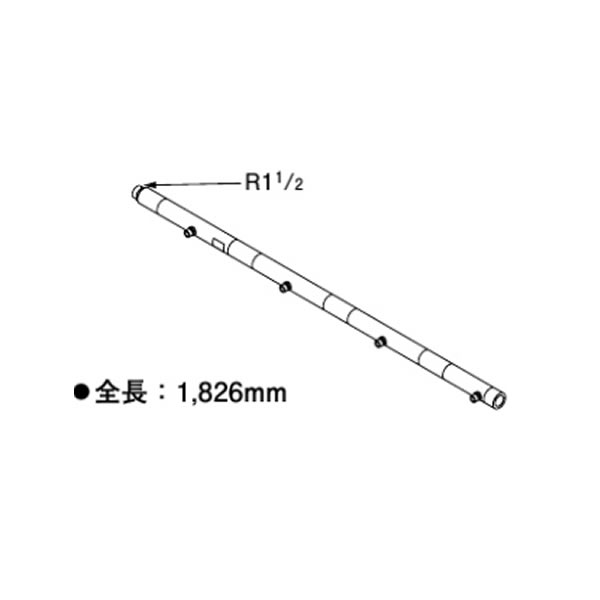 ●リンナイ 部材【UOP-E32MHS-S4-40(A)】(23-4722) 水湯配管工事仕掛けるS4 入水用・温泉用同じよう U雄捻子仕掛ける付〔GH〕