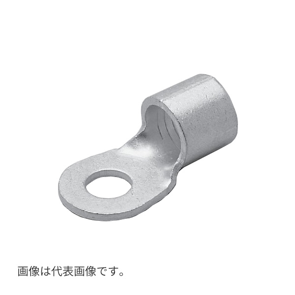 Яニチフ 【R 22-10S(100個)】裸圧着端子 銅線用 (Ｒ形)丸形 電設資材-木材・建築資材・設備-電設配管支持部品