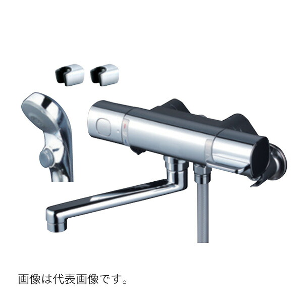 ◆店卸し資産有り！KVK 水栓金具【FTB100KPFT】風呂場用水栓 サーモスタット式シャワー