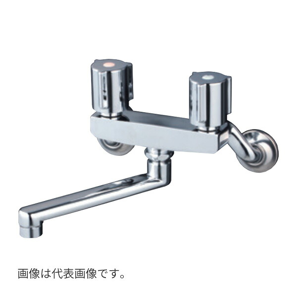 ◆在庫有り！KVK 水栓金具【KM140EXN】2ハンドル混合栓 170mmパイプ付 一般地用