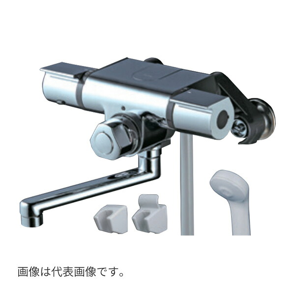 ◆店卸し資産有り！KVK 水栓金具【FTB170KPR2T】定量止水付サーモスタット式シャワー お湯ぴた続きもの 240粍配管付