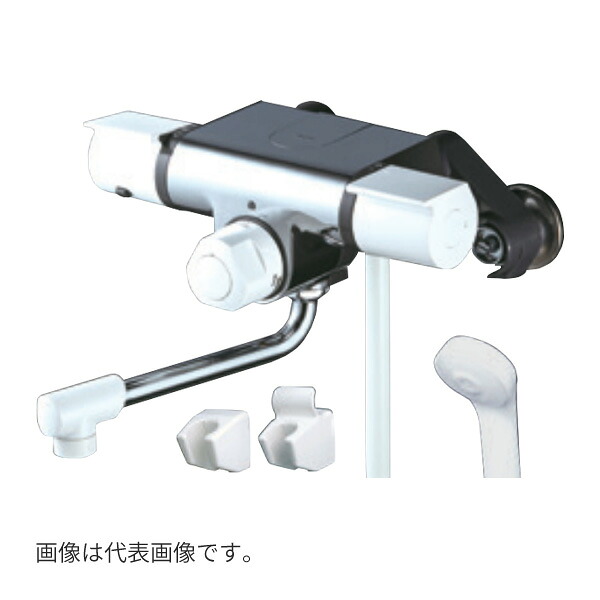 ◆在庫有り！KVK 水栓金具【FTB170KPR2】定量止水付サーモスタット式シャワー お湯ぴたシリーズ 240mmパイプ付