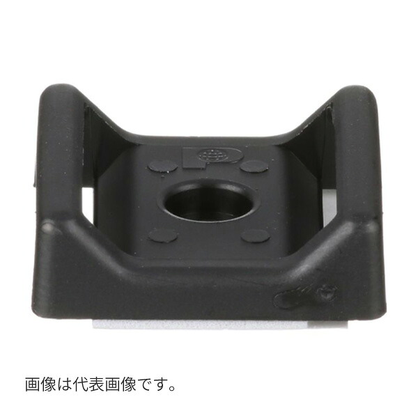 Яパンドウィット 【ABMT-A-C20(100個)】タックタイマウント (タック五分五分/タック磁気テープ用据えつける具) ナイロン6.6 黒