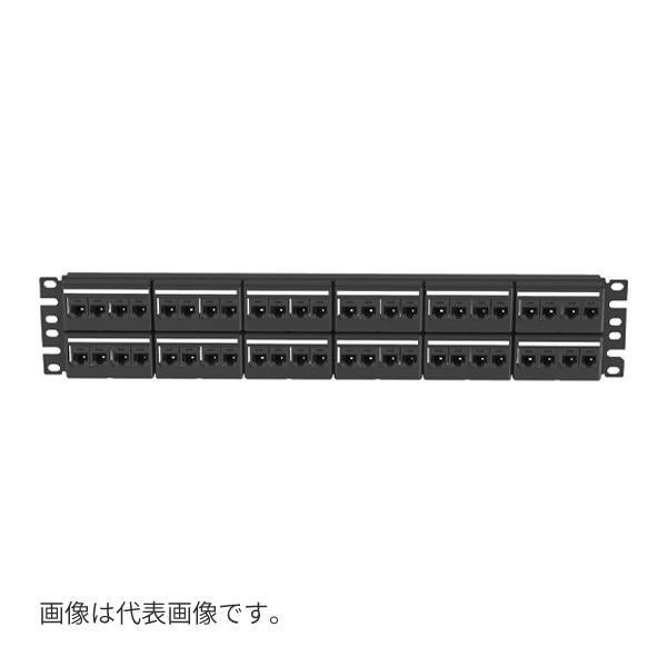 Яパンドウィット 【CPPKL6ATG48WBL】Cat6A モジュラーパッチパネルキット (4ポートフェースプレートタイプ) 引っ切り無い 界面数:48 仕合わせ社会的単位数:2U