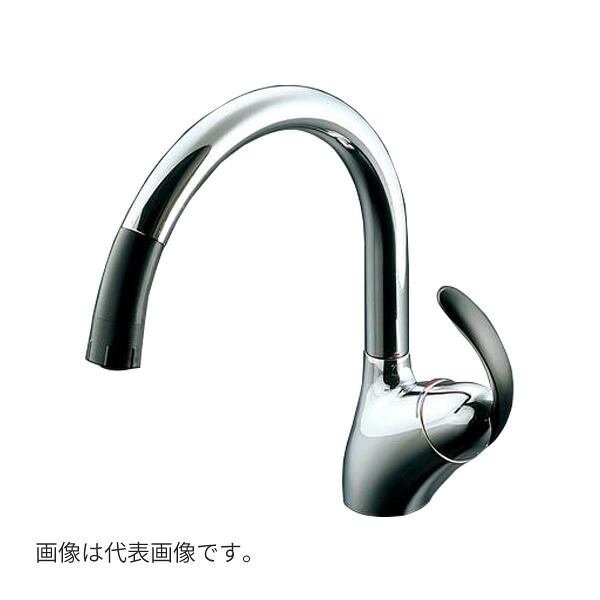 ◆在庫有り!⊆TOTO キッチン用水栓【TKN34PBRRA】ニューウェーブシリーズ 台付シングル混合水栓 ハンドシャワー (旧品番 TKN34PBRR)|あいあいショップさくら