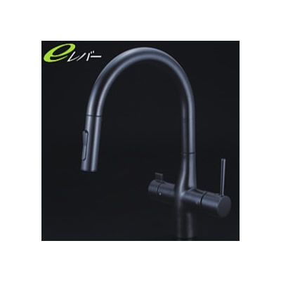KVK キッチン【KM6081ECM5】浄水器専用シングルレバー式シャワー付混合栓〔HB〕