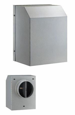 ユニックス【PFL125A3MDSQ】ステンレス製 パイプフード 超深型フード (角型) 防火ダンパー付 120℃型式 受注生産〔HF〕