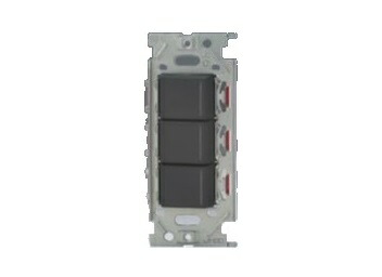 β神保電器 配線器具【NKRW3001SB】NK シリーズ リモコンスイッチ 埋込リモコンスイッチセット トリプル （ソフトブラック）