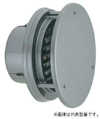 バクマ工業【WD-200G】丸型防風板付換気口 防火ダンパー付 シルバーメタリックライト〔HI〕