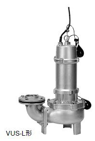 ●川本ポンプ【VUS-505-1.5L(フランジタイプ)】50Hz ステンレス製汚物水中ポンプ 4極三相200V 自動型 VUS形 ボルテックスタイプ〔GF〕|あいあいショップさくら