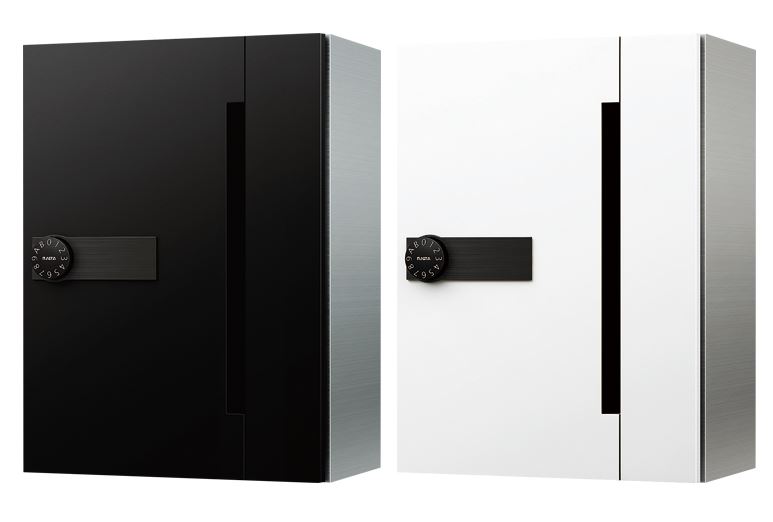 ▲●u.ナスタ/Nasta【KS-MB507S-L】ポスト 前入前出 屋内タイプ 防滴タイプ 静音大型ダイヤル錠