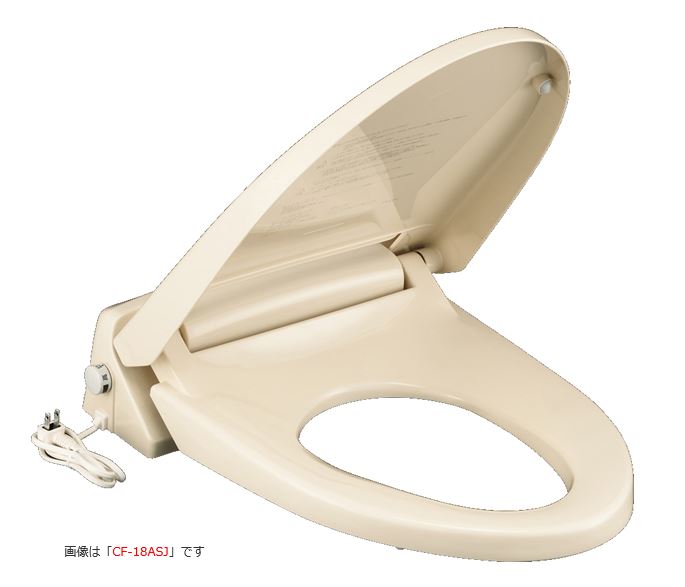 INAX/LIXIL 暖房便座【CF-18ASJ-K】スローダウン機構付 固定強化ボルト(標準) 受注生産〔IE〕｜あいあいショップさくら
