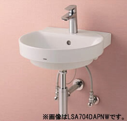 ●TOTO セット品番【LSC704AAPNW】ベッセル式洗面器セット一式 立水栓 目皿仕様 (目皿盗難防止仕様) 壁給水 壁排水〔GE〕 45,053円