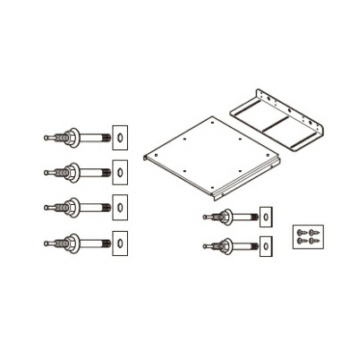 パナソニック 部材耐震固定金具セット RC床用 (旧品番 AD-3312DAC)