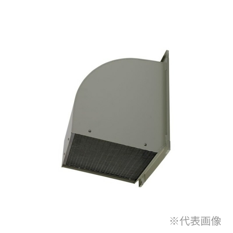 ●三菱 換気ファン部材【W-20肺結核】有圧換気扇用ウェザーカバー 排気ガス形 標準尺度手合い 鋼板製 当て嵌める有圧換気扇20糎 防鳥網標準尺度作りつける〔HI〕