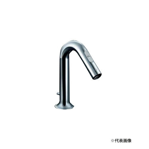INAX/LIXIL【AM-321V1】洗面器・手洗器用自動水栓 単水栓 電源仕様100V 排水栓あり オートマージュMX 手動スイッチ付〔HI〕