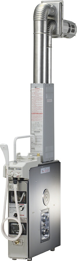 ●♪パーパス ふろがま【GF-502SDB(BL)】GFシリーズ 追いだき 浴室内据置形 BFDP式 電源:DC3V(単1形乾電池2本) 循環パイプセット付属 (旧品番 GF-501SDB(BL))