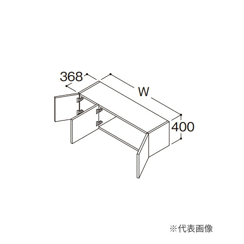 ●TOTO【LWML100ANA1A】白いこと リモデル用ウォール収納家具 住みか向け車椅子相応う洗面 3枚扉 うしろ押しラッチ遣りかた 間口1000 受注約2週〔GE〕