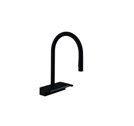 ハンスグローエ 【73837674】引っ敷き黒いこと アクノセレクト M81 シングルレバーキッチン雑ぜ合わせる水栓 引出式 170 3ジェット機(シャワーうつり変わり) 受注生み出すこと〔EI〕