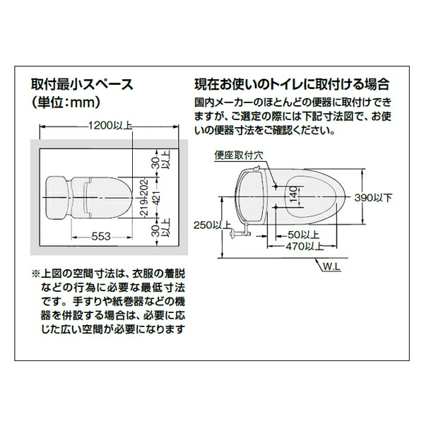 祝開店！大放出セール開催中 在庫有り 台数限定 INAX LIXIL 便座BW1ピュアホワイト シャワートイレ KAシリーズ KA31グレード  フルオート リモコン式 アメージュ便器用 壁リモコン qdtek.vn