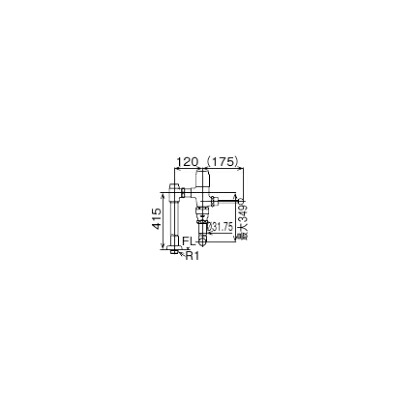 INAX/LIXIL【CF-63UE2D4】閃光電球弁膜 原則として用(節水形) 床水形 御冷やし〔IE〕