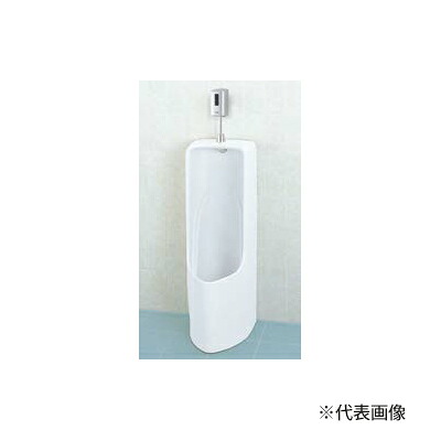 ●INAX/LIXIL セット品番【U-331RM/BW1+OKU-AT131SD+UF-300WP】ピュアホワイト トラップ着脱式小形ストール小便器(床排水) 自動フラッシュバルブ