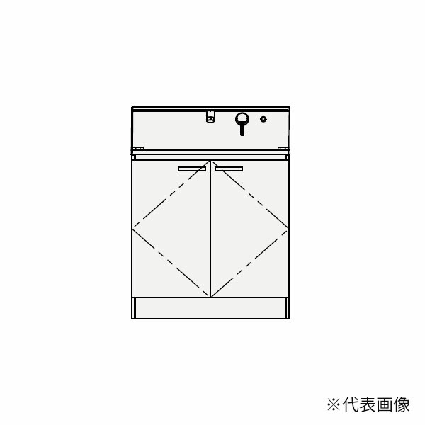 ●クリナップ 【BSRL75TNSSW】判定基準 人工マーブルどんぶり鉢洗面かざり付ける台 S(エス) 開き印字機 どんぶり鉢高さ80糎 間口75糎〔GB〕