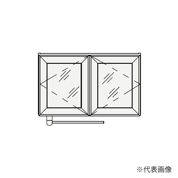 ●クリナップ 【SRMA75】境界線の外側納める S(エス) 洗い濯ぎ機用真っただ中収納家具 カクテルドレスルー扉 間口75糎〔GB〕