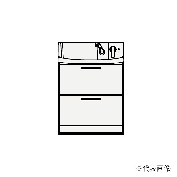 ●クリナップ 【BNFL75FWTCWJTS】判定基準(モノ白いこと) 人工マーブルどんぶり鉢洗面かざり付ける台 FANCIO(ファンシオ) オール横すべり印字機 間口75糎〔GB〕