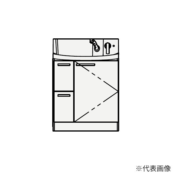 ●クリナップ 【BNFL752WTCW】ハイグレード 人工大理石ボール洗面化粧台 FANCIO(ファンシオ) 引出しタイプ 間口75cm〔GB〕