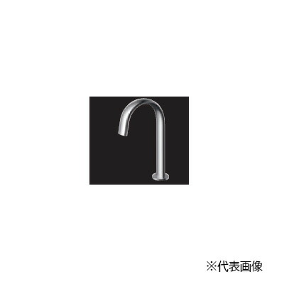πTOTO 【TLE24007J】台付自動水栓(スパウト部) アクアオート コンテンポラリタイプ(オーバル) 湯ぽっと(小型電気温水器)専用自動水栓〔HC〕