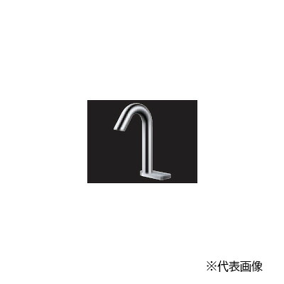 TOTO 【TLE33003J】台付自動水栓(スパウト部) グースネックタイプ 湯水切り替え・手動スイッチ 湯ぽっと(小型電気温水器)専用自動水栓〔HC〕