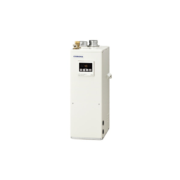 ●コロナ 石油給湯機【UIB-SA382(FFK)】水道直圧式 SAシリーズ 給湯専用 屋内設置型 据置型 強制給排気 シンプルリモコン付属 給排気筒別売〔IC〕