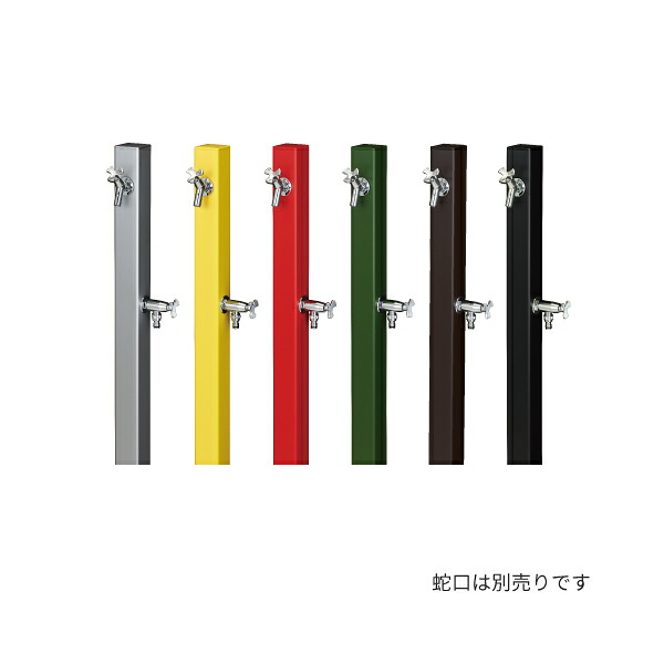 ●前澤化成工業 【HI-A1WR×900】2口水栓柱 調色板続きもの(EX柱) L\u003d900 横取出し(弁膜ソケット繋ぎ合わせる) MELS続きもの〔GE〕