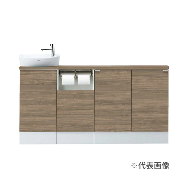 ●INAX/LIXIL キャパシア【YN-ALLEAEKXHEX】ベッセル型 丸形室内用便器器 カウンタ奥ふかさ160 フルキャビネットプラン 左遣りかた 床水抜き〔HH.F〕