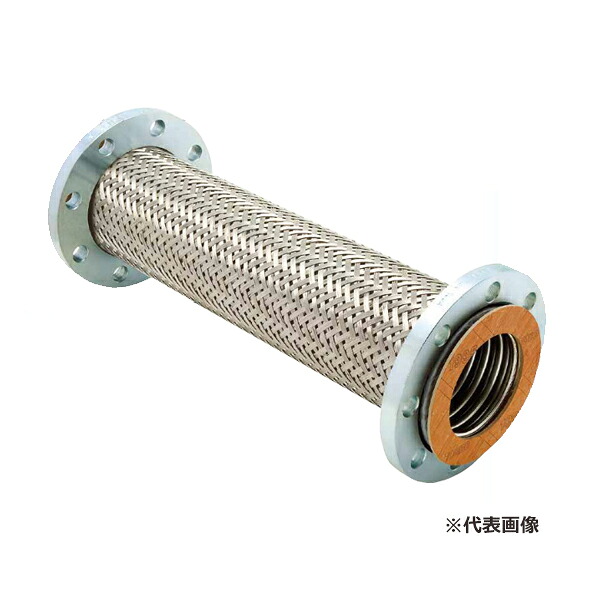 ゼンシン 【Z-3000-150-500】防振継手 ステンレス製 諸官庁指定非溶接フランジ型 長さ500L 口径150A(6インチ)