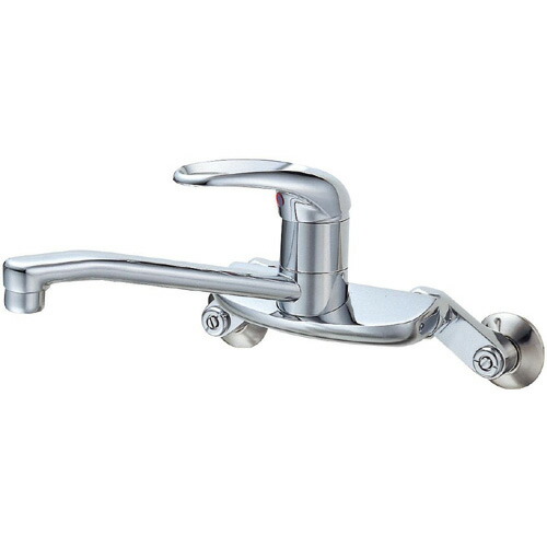 楽天市場】SANEI 壁付シングルレバー混合栓 一般地用 CK2710-13 水栓