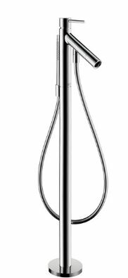 ハンスグローエ【10456000】アクサースタルク 床付式シングルレバーバス・シャワー混合水栓 (化粧部)〔EI〕