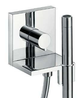 ハンスグローエ【10651000】アクサー シャワーコレクション 埋込式ハンドシャワーモジュール (化粧部) 12×12 受注生産〔EI〕