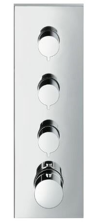 ハンスグローエ【10751000】アクサー シャワー寄せ合わせ 埋込式サーモスタットモデュール (かざり付ける部) 受注生み出すこと〔EI〕