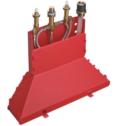 ハンスグローエ 埋込部分品【13444180】埋込部 4広座敷リム付式2階建てバス交ぜあわせる水栓 アクサー用〔EI〕