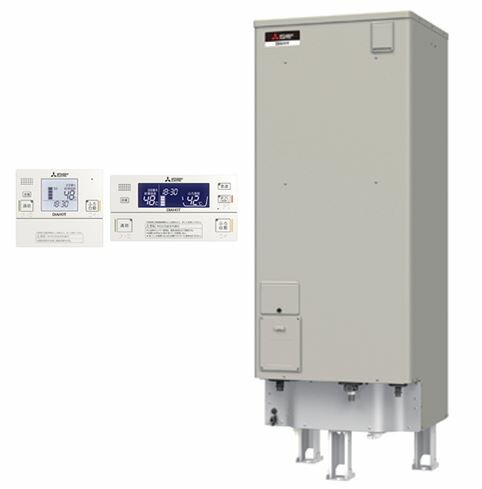 ●三菱 電気温水器【SRT-J37CD5(インターホンリモコンセット)】自動風呂給湯タイプ エコオート 高圧力型 マイコン 角形 370L (旧品番 SRT-J37CD4)〔IC〕