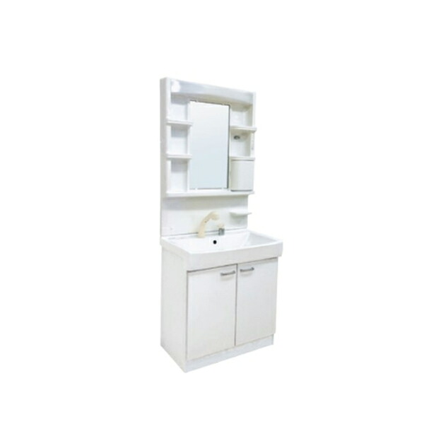 ●イースタン製作 仕掛ける品番【LU751RSNNO＋QAA001＋NL-751SC】洗面かざり付ける台 瀬戸ものどんぶり鉢(シャワー水栓のみ相応う) 間口75糎〔GD〕