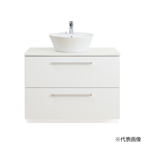 ●Юジャニス/Janis 【LU0902RAD2C】オンボード化粧台 ラフィーネシリーズ サークルライン 間口900mm シングルレバー水栓｜あいあいショップさくら