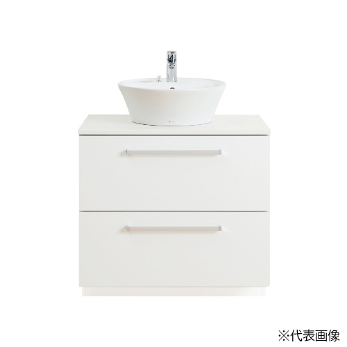 ●Юジャニス/Janis 【LU0752RAS1E】オンボード化粧台 ラフィーネシリーズ サークルライン 間口750mm 自動水栓 受注約2週|あいあいショップさくら